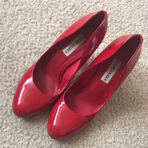 Red Steve Madden heels